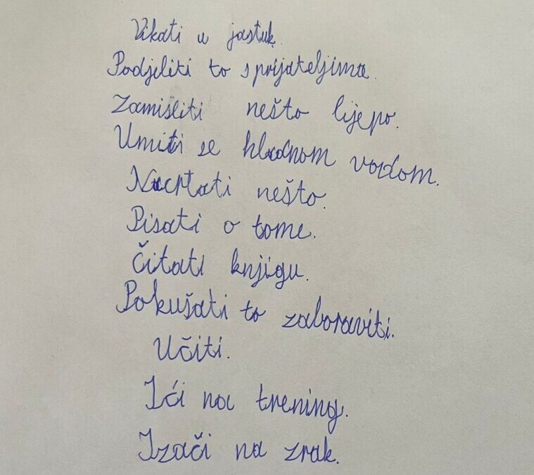Projekt “Emocionalno opismenjavanje” – Ljutnja