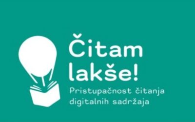 Projekt “Čitam lakše! – pristupačnije čitanje digitalnih sadržaja”