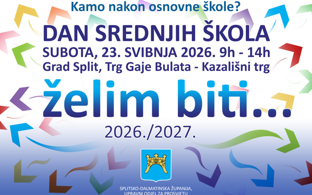 Obavijest – Dan srednjih škola