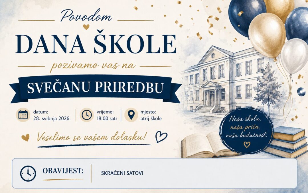 Obavijest – Dan škole